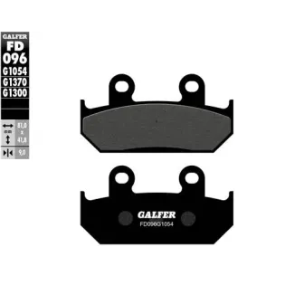 Pastillas de freno moto Galfer semi metal FD096G10