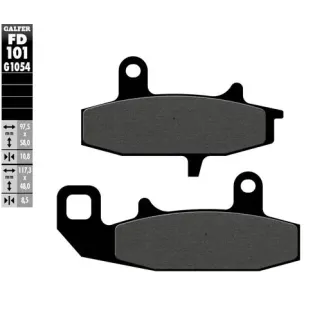 Pastillas de freno moto Galfer semi metal FD101G10