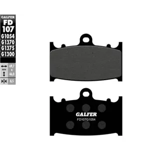 Pastillas de freno moto Galfer Sinter Street FD107