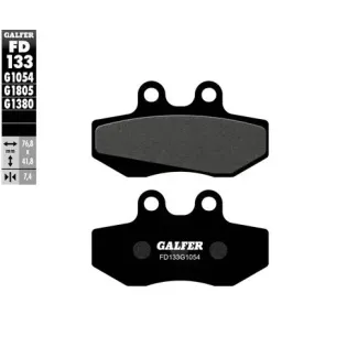 Pastillas de freno moto Galfer semi metal FD133G10