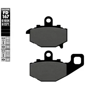 Pastillas de freno moto Galfer Sinter Street FD167