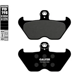 Pastillas de freno moto Galfer Sinter Street FD198