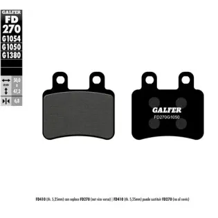 Pastillas de freno moto Galfer semi metal FD270G10