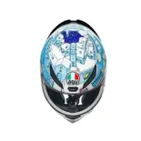 Casco de moto AGV integral K1 S Rossi Winter Test 2017