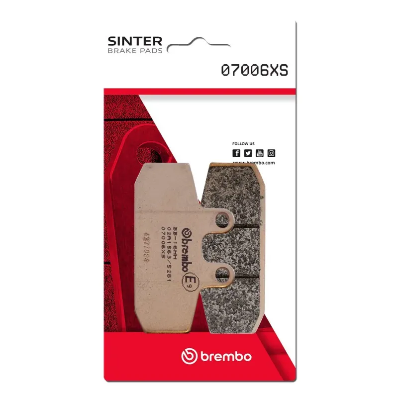 Pastillas de freno moto Brembo sinterizadas 07006XS