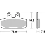 Pastillas de freno moto Brembo genuinas 07007