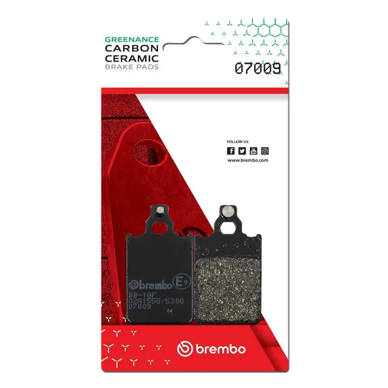 Pastillas de freno moto Brembo genuinas 07009