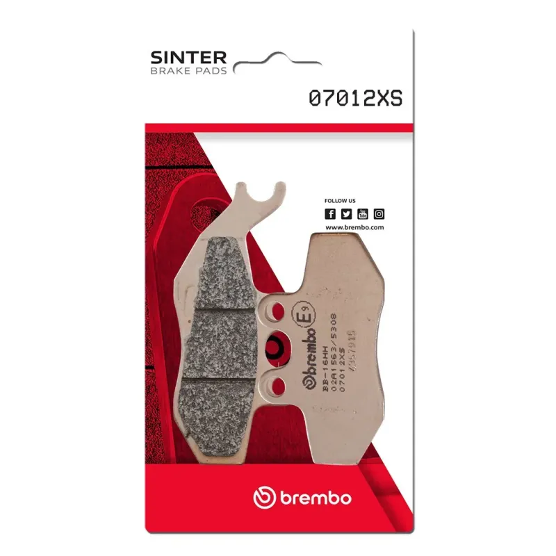 Pastillas de freno moto Brembo sinterizadas 07012XS