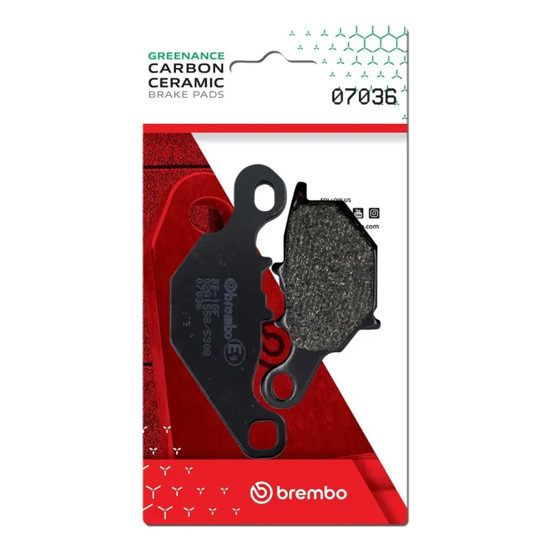 Pastillas de freno moto Brembo genuinas 07036