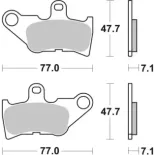 Pastillas de freno moto Brembo genuinas 07046