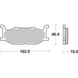 Pastillas de freno moto Brembo sinterizadas 07073XS