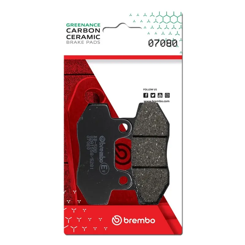 Pastillas de freno moto Brembo genuinas 07080