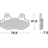 Pastillas de freno moto Brembo genuinas 07080