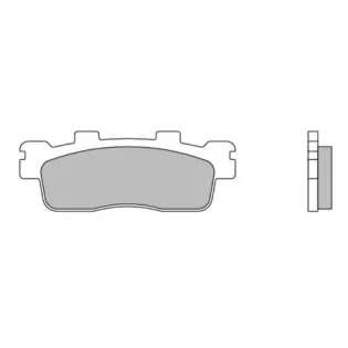 Pastillas de freno moto Brembo sinterizadas 07004XS