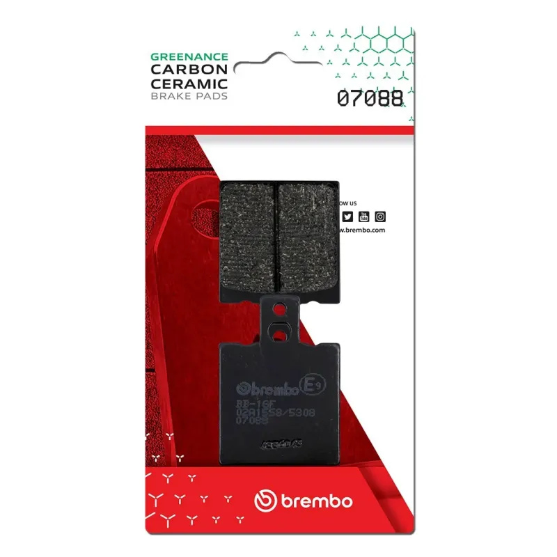 Pastillas de freno moto Brembo genuinas 07088