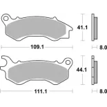 Pastillas de freno moto Brembo genuinas 07090