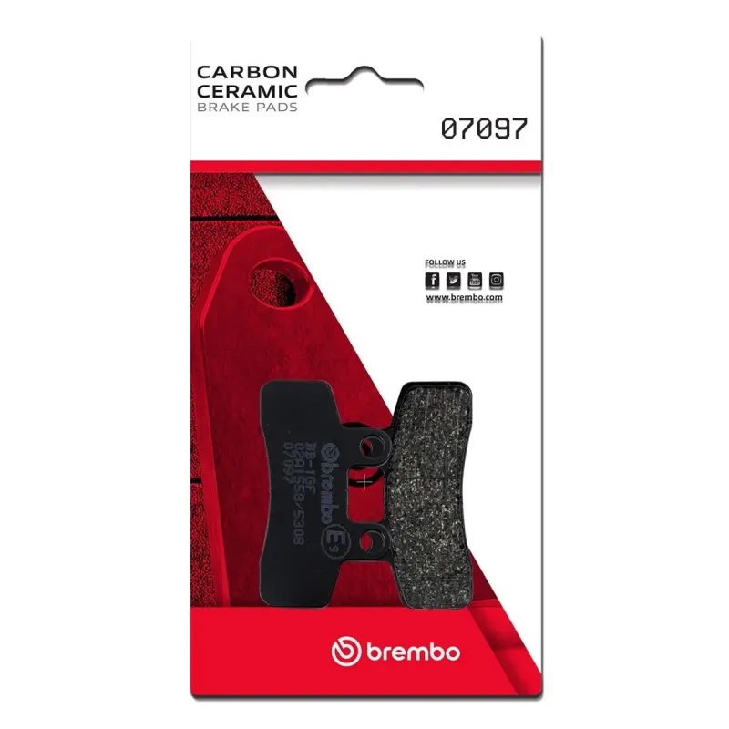 Pastillas de freno moto Brembo genuinas 07097