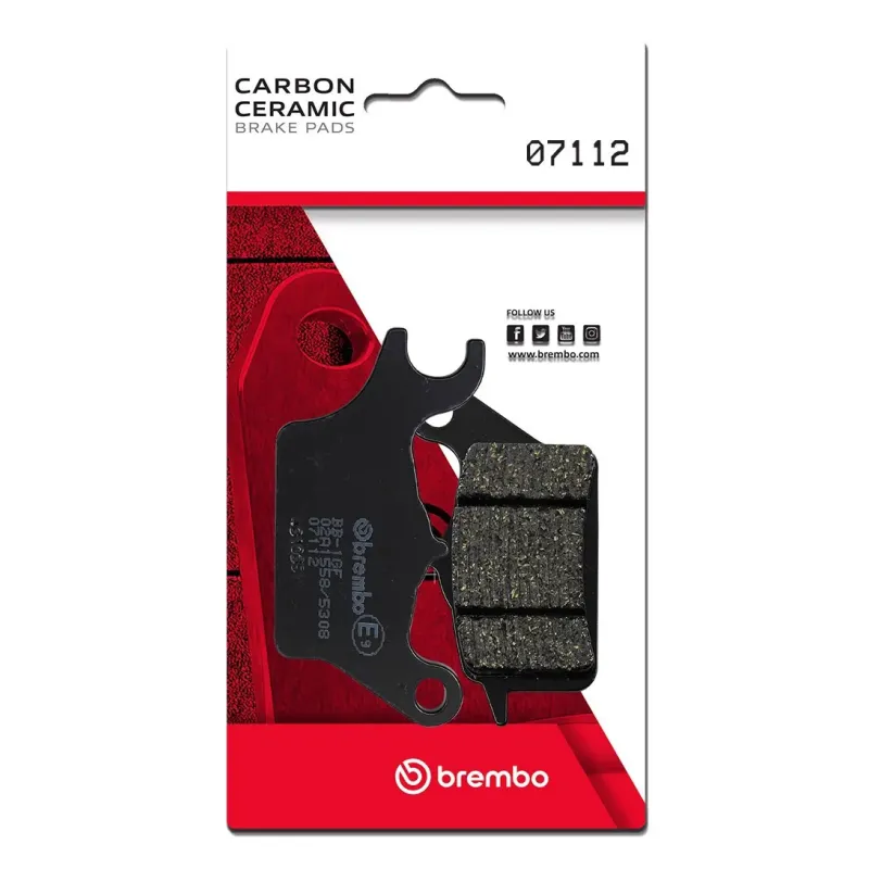 Pastillas de freno moto Brembo genuinas 07112