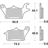 Pastillas de freno moto Brembo genuinas 07112