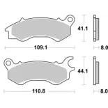 Pastillas de freno moto Brembo genuinas 07119