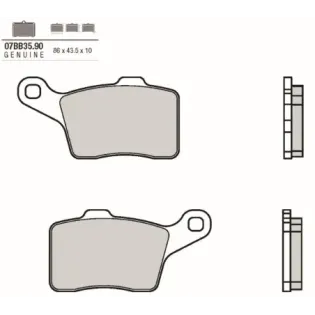 Pastillas de freno moto Brembo genuinas 07BB3590