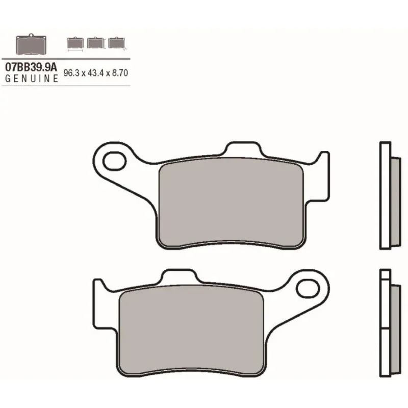 Pastillas de freno moto Brembo genuinas 07BB399A