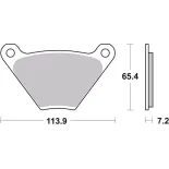 Pastillas de freno moto Brembo genuinas 07HD0105