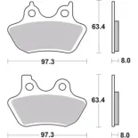Pastillas de freno moto Brembo sinterizadas 07HD16SA
