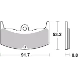 Pastillas de freno moto Brembo genuinas 07HO1406