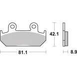 Pastillas de freno moto Brembo sinterizadas 07HO21SA