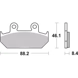 Pastillas de freno moto Brembo sinterizadas 07HO23SA