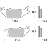 Pastillas de freno moto Brembo genuinas 07HO4905
