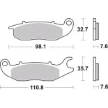 Pastillas de freno moto Brembo genuinas 07HO5606