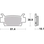 Pastillas de freno moto Brembo sinterizadas 07HO58SD