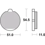 Pastillas de freno moto Brembo genuinas 07KA0414