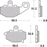 Pastillas de freno moto Brembo genuinas 07KA1617