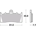 Pastillas de freno moto Brembo sinterizadas 07KA26SA