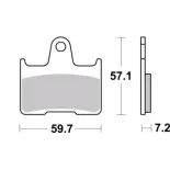 Pastillas de freno moto Brembo sinterizadas 07KS06SP