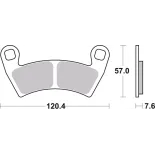 Pastillas de freno moto Brembo sinterizadas 07PO10SD