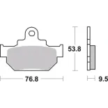 Pastillas de freno moto Brembo genuinas 07SU0808