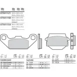 Pastillas de freno moto Brembo genuinas 07SU1132