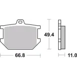 Pastillas de freno moto Brembo genuinas 07YA0309