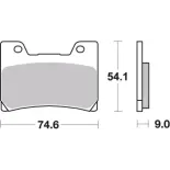 Pastillas de freno moto Brembo sinterizadas 07YA24SA