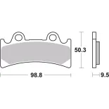 Pastillas de freno moto Brembo sinterizadas 07YA32SA