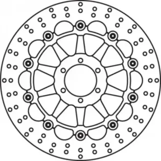 Disco de freno Brembo Genuine Ducati-Guzzi-Yamaha 108489993