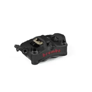 Pinza Brembo Stylema negro y rojo Izquierda 100mm 920D02092