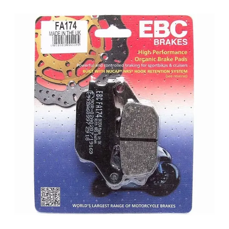 Pastillas de freno orgánica EBC FA174