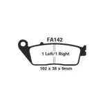 Pastillas de freno sintetizada EBC SFA142HH