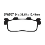 Pastillas de freno orgánica EBC SFA607