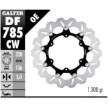 Disco freno moto Galfer Wave flotante completo DF7 DF785CWGAL